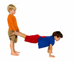 Wheelbarrow walking