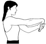 Outer elbow forearm stretch