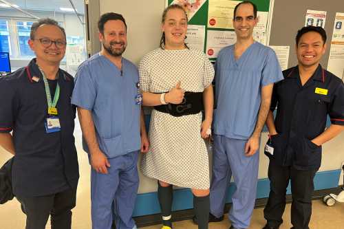 First day-case lumbar microdiscectomy carried out at the Whit
