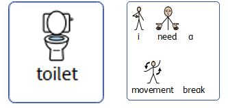 Toilet and I need a movement break graphics