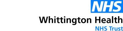 Whittington Health NHS Trust logo for RiO letters w425 h108 Whittington Health NHS Trust logo for RiO letters w425 h108