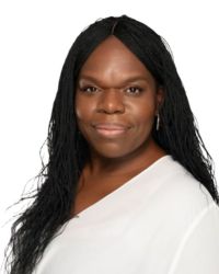 rantimi ayodele headshot Photograph headshot of Ms Rantimi Ayodele in a white shirt