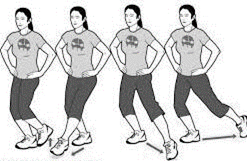 Toe taps graphic Toe taps graphic