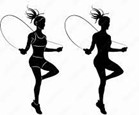 Jumping rope graphic Jumping rope graphic