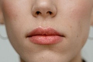 Close up of child mouth