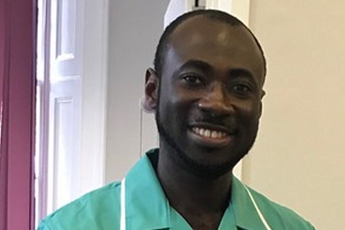 Nursing associate smiling