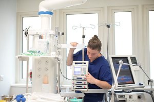 Return to practice nurse operating equipment