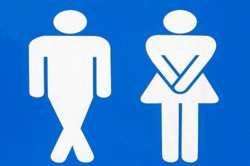 Male and fFemale incontinence graphic