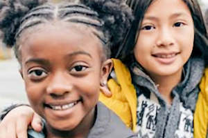 Photograph of two young girls