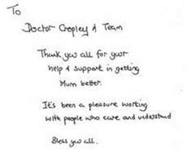 Another Note of Thanks Another Note of Thanks