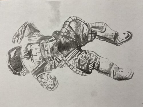 Floating astronaut