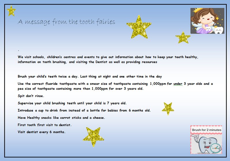 A message from the tooth fairies