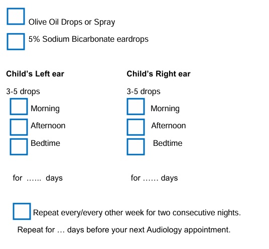 Earwax treatment boxes image
