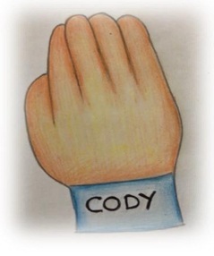 Cody the cat wristband image