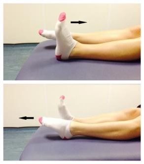 Exercise 3 - point toes up and down