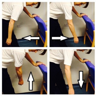 Shoulder pendulum exercise