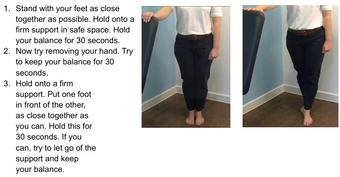 Balance exercises