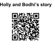 Holly and Bodhi QR code