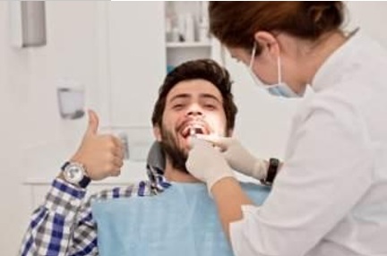 Patient and dentist image
