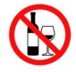 No Alcohol Sign No Alcohol Sign