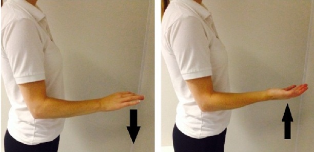 Image demonstrating elbow exercises