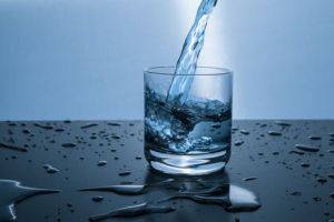 Filling a glass of water Filling a glass of water