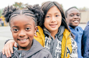 Young children with different ethnic backgrounds Young children with different ethnic backgrounds